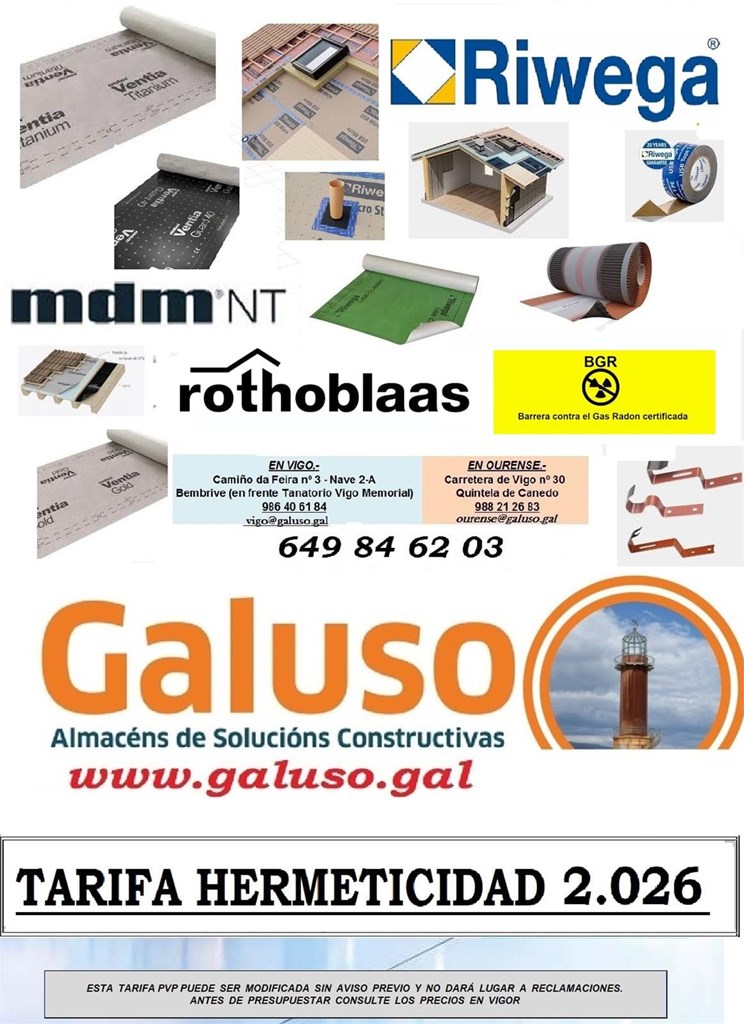 Foto 1 TARIFA HERMETICIDAD  2026