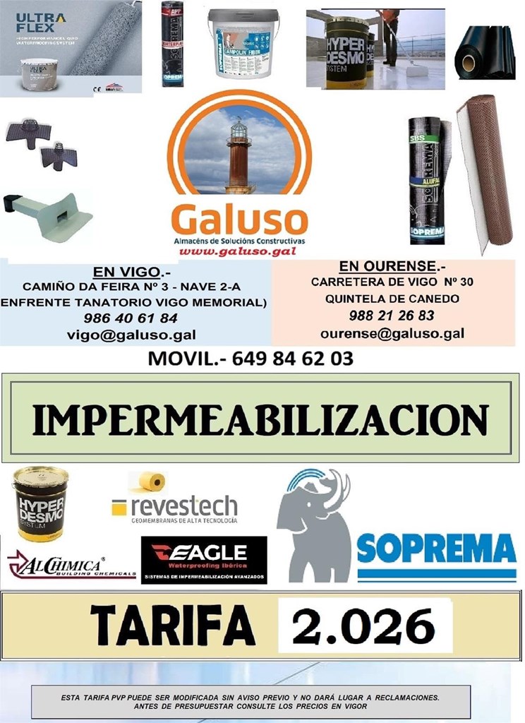 Foto 1 TARIFA IMPERMEABILIZACION 2026-1