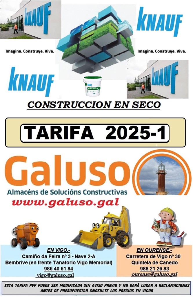 Foto 1 TARIFA KNAUF 2025-1