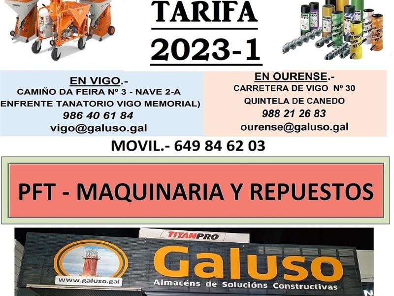 TARIFA PFT 2023-1